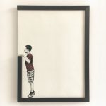 Minimalist Perspective Sketch Wall Frame (A4) – Modern Wall Art | Aesthetic Walls