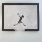 Minimalist Leap Sketch Wall Frame (A4) – Modern Wall Art | Aesthetic Walls